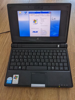 Laptop Asus Eee Pc 701sd Black Good Condition Booting Windows Xp Eur 19 38 Picclick Fr