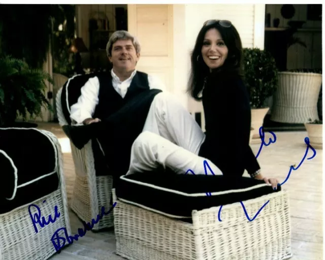 PHIL DONAHUE and MARLO THOMAS signed autographed 8x10 photo