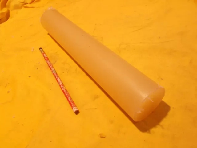 2" POLYPROPYLENE ROD machinable round bar bushing stock 2" OD x 12" LONG