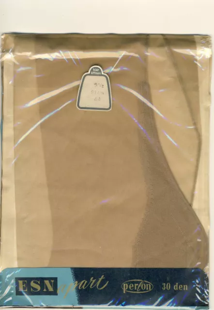 Calze 60s perlon/cuciture in nylon ESN taglia 9 1/2 -90 cm nylon con cucitura/calze sutura (91