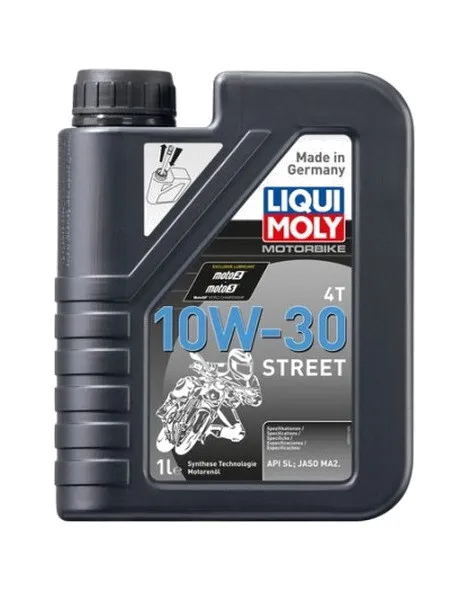 14828 - Huile de graissage moteur 1L MOTORBIKE 4T SEMI-SINTÉTICO 10W-30 STREET 2