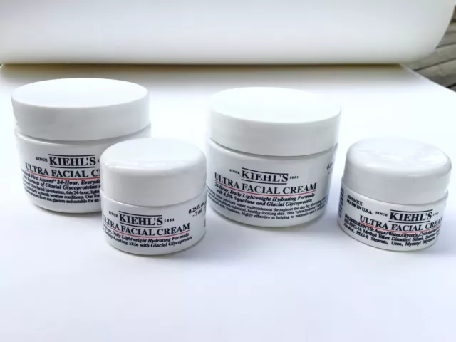 Kiehl's Ultra Facial Cream 2 x 28ml + 2 x 7ml Reisegröße NEU