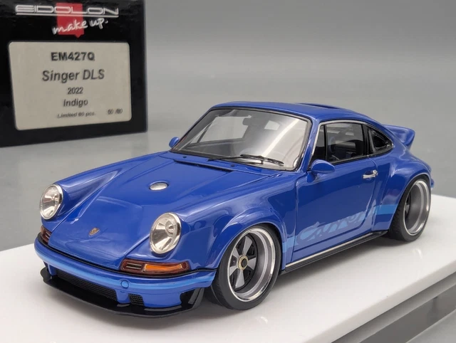 Porsche 911 Singer DLS (Indigo) 1/43 – Make-Up Eidolon EM427Q – Modèle Résine Neuf