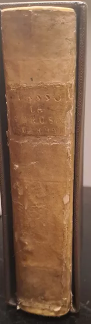 libri antichi. Torquato Tasso, Aminta e Gerusalemme liberata; ed. 1782