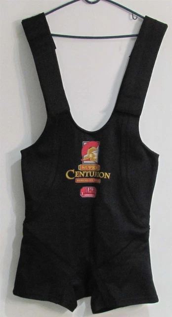 Titan Super Centurion Squat Suit 40 Black Wide Stance w/Aplix Straps Option (LU)