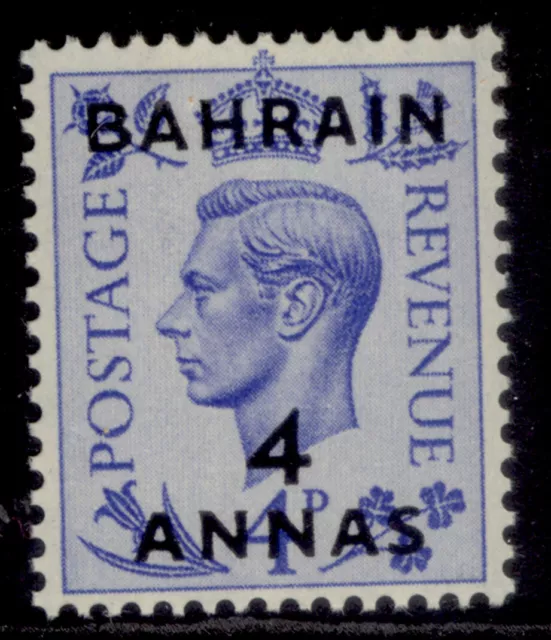 BAHRAIN GVI SG76, 4a on 4d light ultramarine, M MINT.