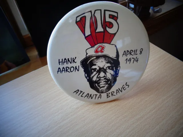 1974 Hank Aaron Home Run Record Button