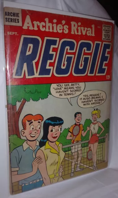 Reggie #15 September 1963 G/VG Tennis Cover Archie's Rival Comic Book