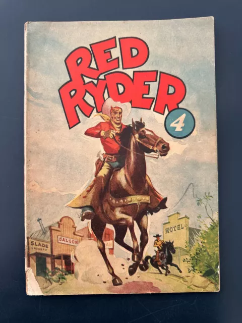 rare RED RYDER Album 4 EO 1952. Fred HARMAN. DUPUIS. CORRECT