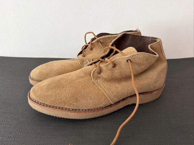 Wolverine Orginal WOLVERINE 1000 MILE Original Chukka Roughout Suede Tan Men’s 12D W40134 ...