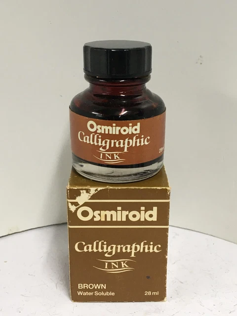Tinta de caligrafía Osmiroide MARRÓN 28 ml