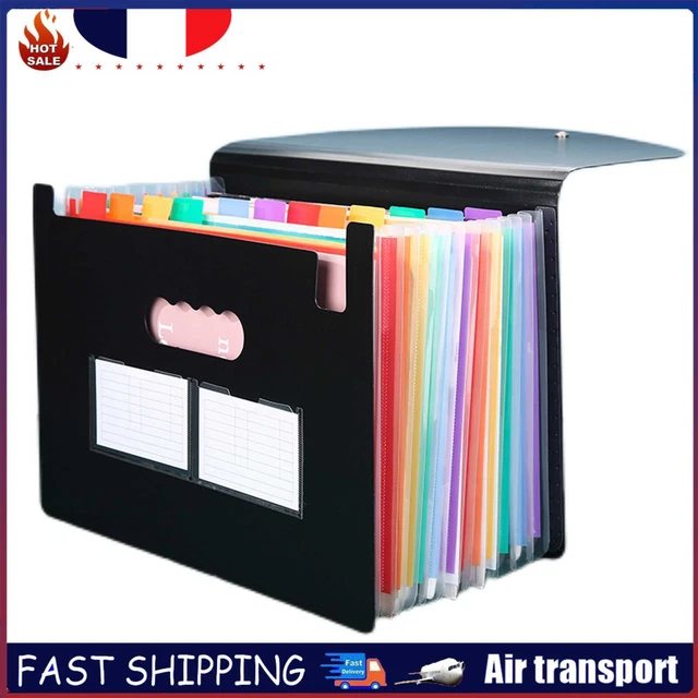 EXPANDING FILE FOLDER Accordion Document Bill Receipt Organizer A4 Size