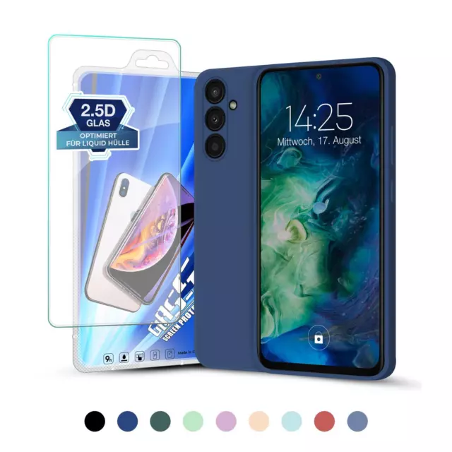 Hülle für Samsung Galaxy A51 A52 A53 A54 5G A55 A72 Cover Bumper Silikon Schutz