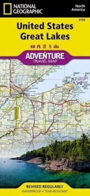 United States, Great Lakes Map | National Geographic Maps | (Land-)Karte | 2022