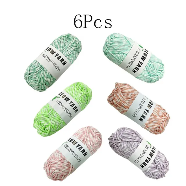 5 Roll 70m Knitting Yarn Glow in The Dark Acrylic Yarn Skein Soft Yarn  Knitting Wool for Knitting, Crocheting, and Crafts, Baby Blankets,  Sweaters