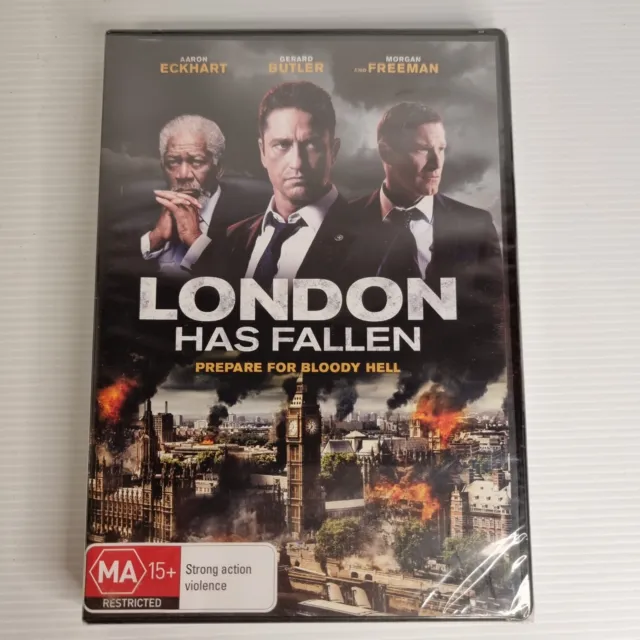London Has Fallen DVD, 2016, PAL Region 4, Gerard Butler, Brand New & Sealed