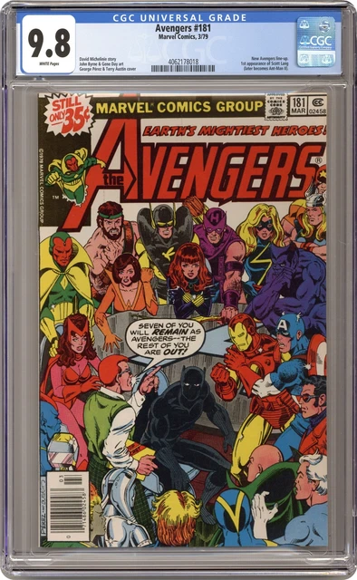 Avengers #181 CGC 9.8 1979 4062178018 1st app. Scott Lang