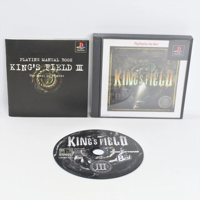 KING'S FIELD III 3 The Best PS1 Playstation For JP System