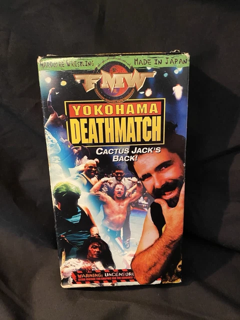 FMW YOKOHAMA DEATHMATCH Pro Wrestling Cactus Jack (VHS, 2001) Cheapest ...