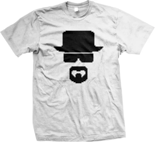 8 Bit Heisenberg - Funny Breaking Bad Walter White -Mens T-shirt