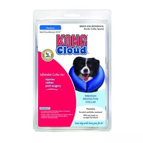 Kong Inflable E-Collar Azul; 1 Cada / Mediano Por Kong