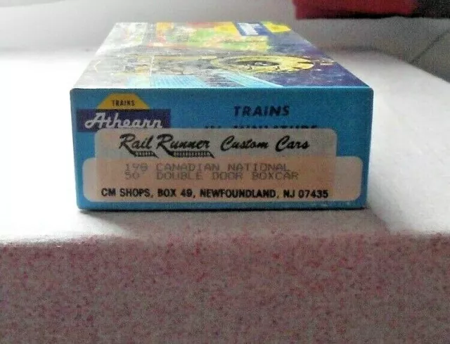 Athearn Rail Runner Custom 50' Dble Door Boxcar  Ho Gauge Canadian National Nib 3