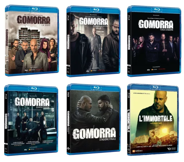 Gomorra - La Serie Completa 01 - 05 + Film L'Immortale (20 Blu-ray) Box Singoli