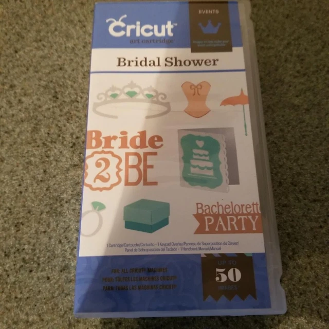 Lote de 5 cartuchos Cricut - estado de enlace desconocido - con superposiciones, estuches (ver fotos)