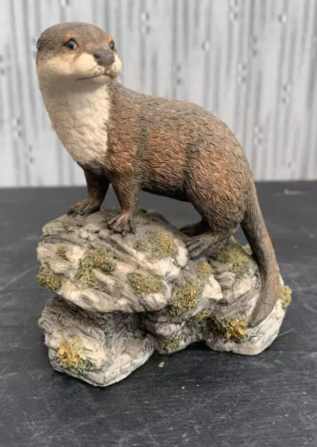Border Fine Arts  Otter on Rock,  No 149,  1992 - David Watson