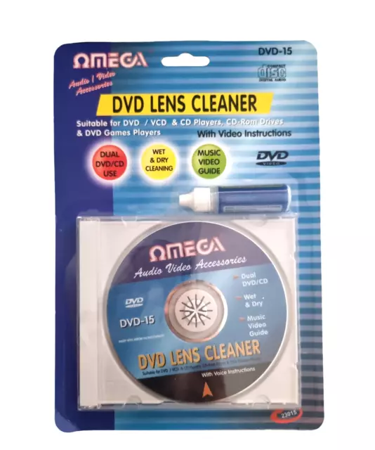 DVD Head Cleaner Restore Kit Disc Lens Laser And Dirt Cleaning fluid Set