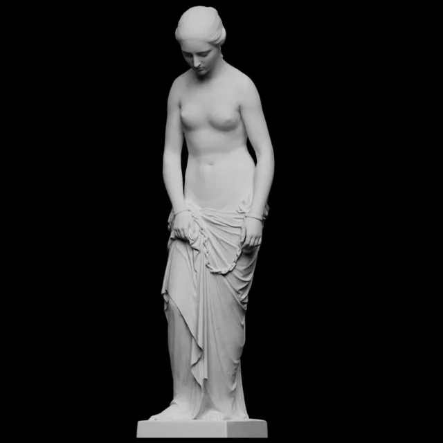 Statua Scultura La Donna Schiava Arte Arredamento bianco statue