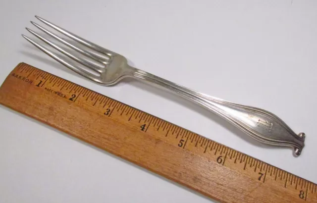 One (1) Antique 1913-14 Gorham Weymouth Pattern Sterling Silver Dinner Fork