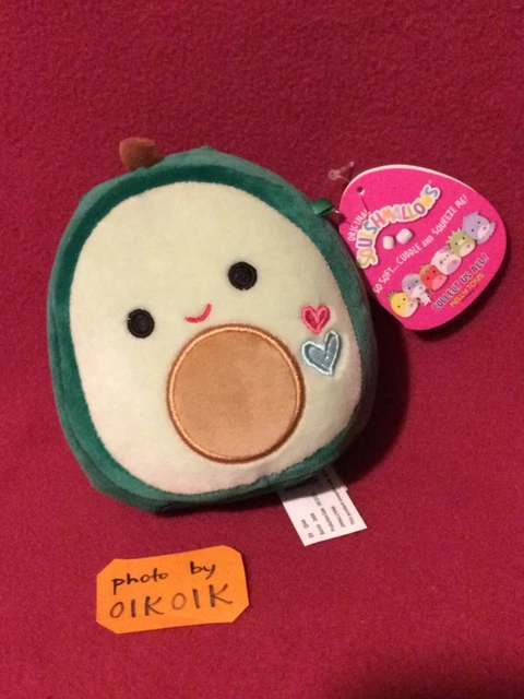 5” Austin Avocado Smooth Belly Valentine Food Squad Squishmallow Plush Toy 2021