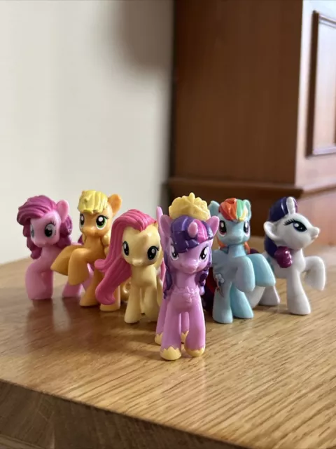 My Little Pony Mini Figures Blind Bag Lot Mane 6 Pinkie Alicorn Twilight Rarity