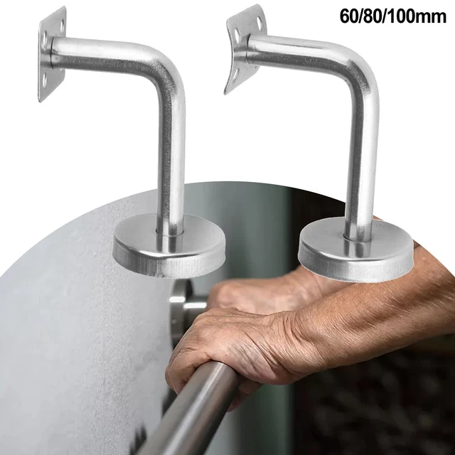 Soporte de pasamanos escalera 60 mm x duradero hogar autocoloración nuevo