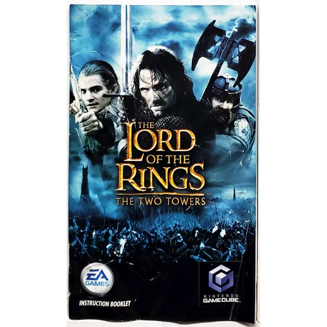 manual-only-lord-of-the-rings-two-towers-nintendo-gamecube-authentic-7-99-picclick