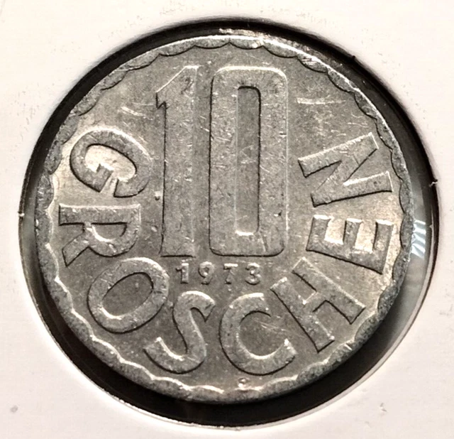 1973  AUSTRIA  10 Groschen  Coin -  KM# 2878 - Combined Shipping (#INV8526)