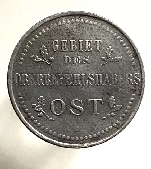 3 Kopeken 1916 J  Besetzte Gebiete im I. Weltkrieg, Gebiet Oberbefehlshaber Ost