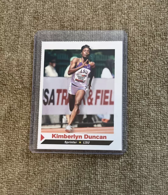 Kimberlyn Duncan Si for Kids Card Sprinter Rookie USA Olympics Track LSU 2013