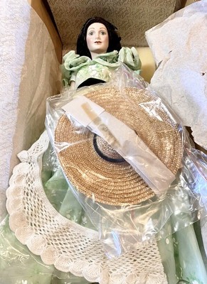 Franklin Mint Heirloom Dolls SCARLETT O'HARA Vivian Leigh Gone with the Wind NIB
