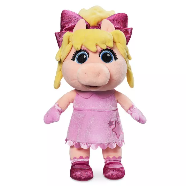 Disney Store Muppet Babies 14" MISS PIGGY Exclusive Plush Animal Stuffed Toy NEW