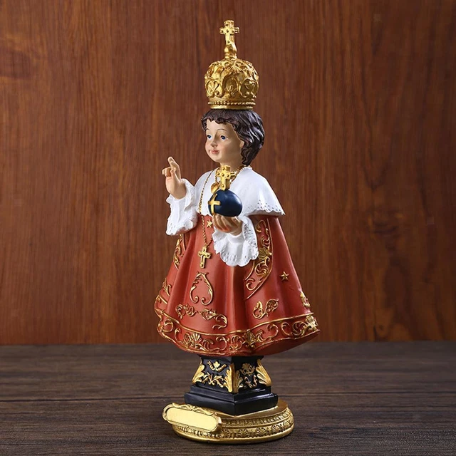 Dolity Mini Jesus Holy Statue Indoor Outdoor Religious Figurine Cabinet