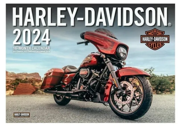 2024 Harley-Davidson Motorcycle Calendar  FREE SHIPPING! 2