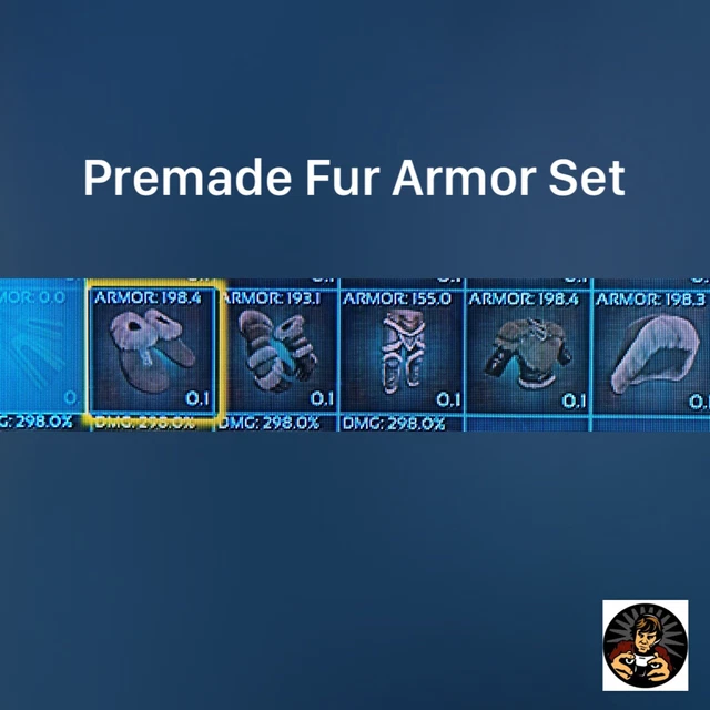 PREMADE FUR ARMOR Set Ascendant Ark Survival Evolved Xbox One PVE