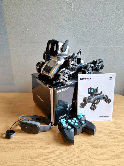 ROBOT DOG RC Stunt Car Toys Interactive Remote Control, box is open but ...