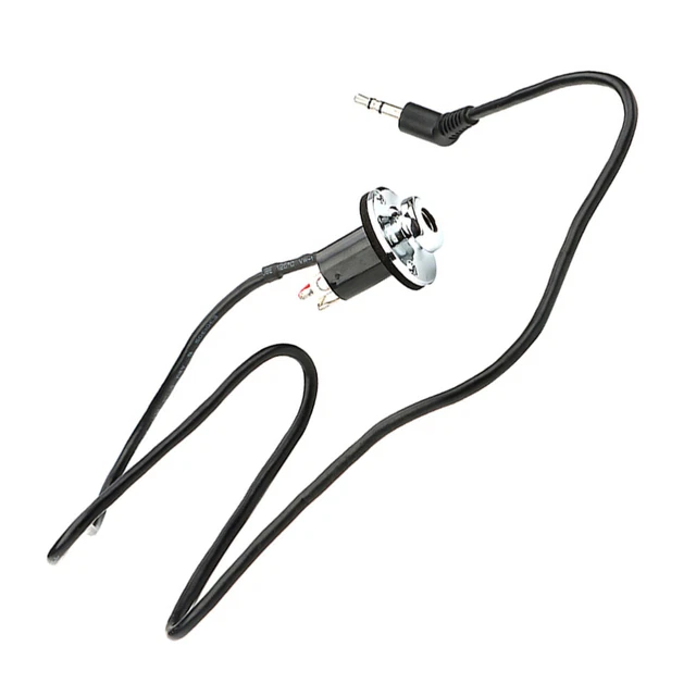 Prise Jack Guitare Acoustique - Entrée 2,5mm, Sortie 6,35mm - Pour Micro Piézo - Installation Facile Sans Préampli