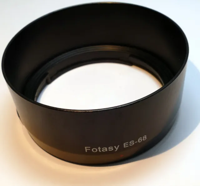Sombra de campana de lente ES-68 para Canon EF 50 mm f/1,8 STM de repuesto