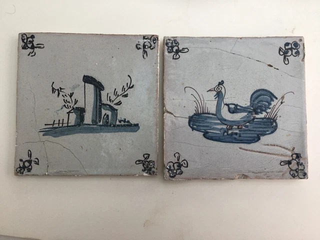 LOT DE 2 carreaux XIXme Nord de la France EUR 25,00 - PicClick FR