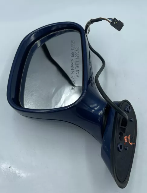 96-02 Bmw Z3 E36 Front Right Passenger Side Rear View Door Mirror Blue￼