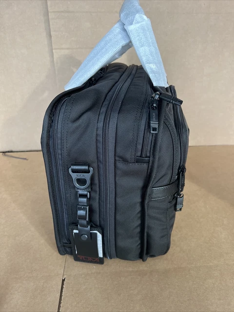 Tumi Alpha 2 Expandable Organizer Laptop Brief Black Ballistic Nylon 116409-1041 5